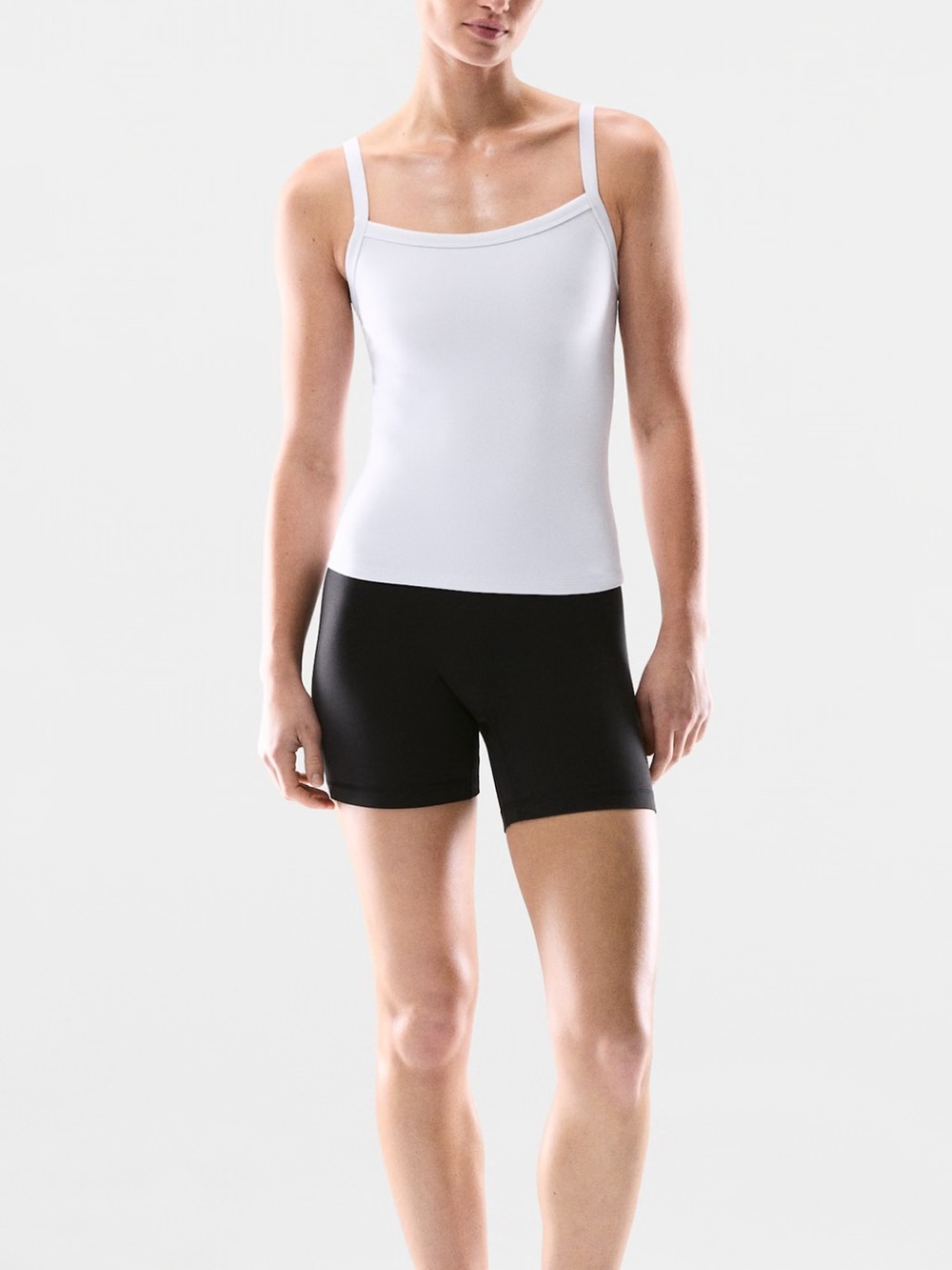 Aritzia golden white tumbler tank size s